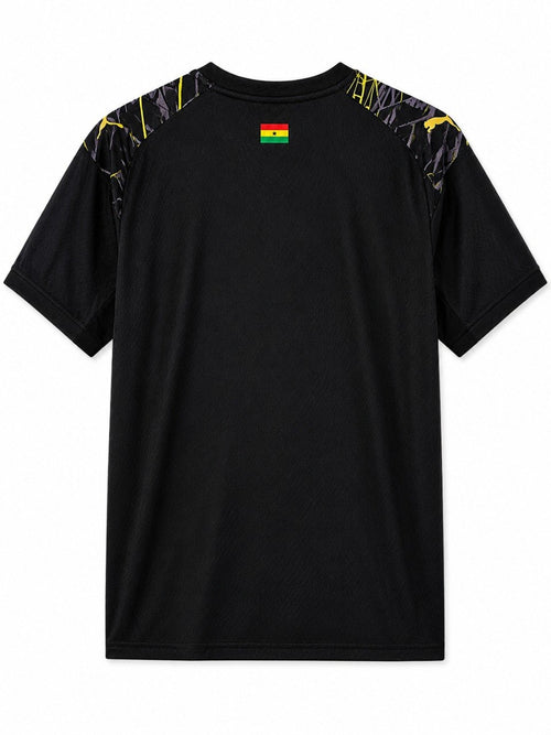 Ghana Inspired Premium Football Jerseys Black
